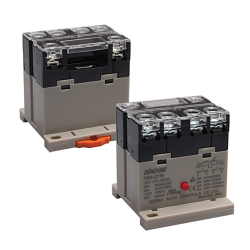 Electro Mechanical Power Relay, DIN Rail mount & screw terminals, 25A DPST NO, 110VAC coil input