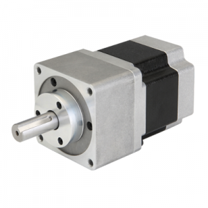 Autonics 5-Phase Stepping motor, 42mm Square, 0.75 A/phase, 15 kgf-cm Torque, Single Shaft, Gear ratio 1:10, Bipolar connection