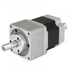 Autonics 5-Phase Stepping motor, 85mm Square, 2.8 A/phase, 140 kgf-cm Torque, Dual Shaft, Gear ratio 1:5, Bipolar connection