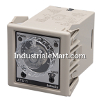 Autonics Miniature Timer, 42x38x75mm, 6 operating modes, 0.1 Sec-10hrs setting time, DPDT(2c) or 2 SPDT, 12VDC, (8 pin socket req'd)