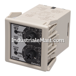 Autonics Twin Timer, 42x38x75mm, 6 operating modes, 0.3 Sec-30hrs setting time,  DPDT(2c) or 2 SPDT, 100-240VAC/24-240 VDC, (8 pin socket req'd)