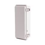 Plastic Enclosure, ABS, Gray color, P type for molded hinge & stainless steel latch, W4.33 x L10.24 x D2.95" size, IP67