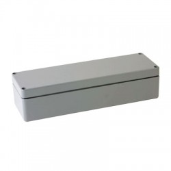 Aluminum Die casting enclosure, Gray Color, W3.15 x L9.84 x D2.24" , NEMA 4X