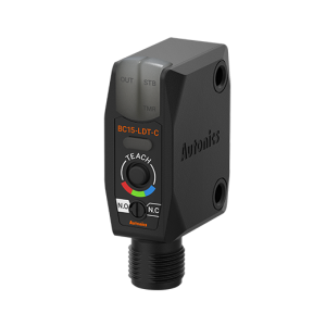 Sensor, Color Mark Photoelectric Sensor, Convergent Reflective Type, 15mm Sensing Distance, PNP Output, Connector Type, 12-24 VDC