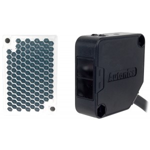 Autonics Photo Sensor, Polarized Retroreflective, Light & Dark On, 3m Sensing, Relay Output, 24-240V AC/DC