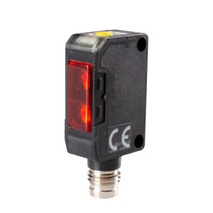 BGS photoelectric sensor, 10~80mm sensing adjust by potentiometer, NPN, Compact size, 10 - 30VDC, M8 connector