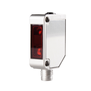 BGS photoelectric sensor, 10~100mm sensing adjust by potentiometer, PNP, SUS housing, IP67 Oil resistance, 10 - 30VDC, M8 connector