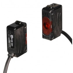 Autonics Photo Sensor, Through beam, 10m Sensing, Light & Dark On, NPN Output, 12-24 VDC