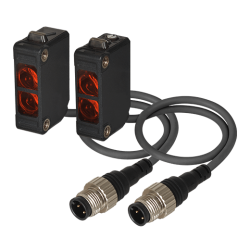 Sensor, Photo, Oil Proof, Through beam, 15M Sensing distance, Cable Connetor Type, Light & Dark On, NPN Output, 10-30 VDC