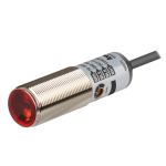 Sensor, Photo, Stainless steel 316L body, Diffuse reflective, 100mm Sensing Distance, Light & Dark On, PNP Output, 10-30 VDC