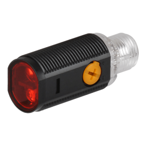 Sensor, Photo, Plastic short body, Diffuse reflective, 100mm Sensing Distance, Light & Dark On, PNP Output, Connector type, 10-30 VDC