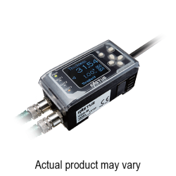 Amplifier, 2 sensors connectable, Slave, NPN/PNP x 3, 4-20mA, 2 External inputs, 12 - 24VDC, 2m cable