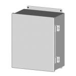 SCE Stainless steel junction enclosure, 0.063" 316, H8 x W6 x D4", Wall mounting & Screw Locking, NEMA 4X