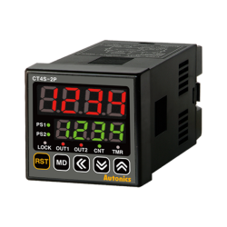Counter/Timer, W48xH48mm, 4-Digit, LED, 2 Preset, PNP or NPN Input, Prescale value setting,  2 Relay SPST(2a) 250VAC 5A, NPN Open Collector Output, RS485 Communication output, 24-48VDC / 24VAC