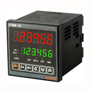 Autonics Counter & Timer, W72xH72mm, 6 digit, LED,1 Preset, Relay & NPN Output, RS485 Communication output, 100-240 VAC