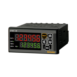 Counter/Timer, W72xH36mm, 6-Digit, LED, 1 Preset, PNP or NPN Input, Prescale value setting,  Relay SPDT(1c) 250VAC 3A, NPN Open Collector Output, 24-48VDC / 24VAC