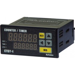 Autonics Counter & Timer, W72xH36mm, 6 digit LED, Indicator Only, 100-240 VAC