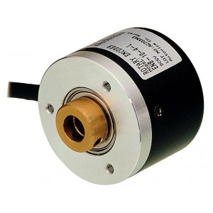Encoder, Incremental, 40mm OD, Hollow 6mm Shaft, 150 PPR, ABZ phase, NPN open collector output, 12-24 VDC