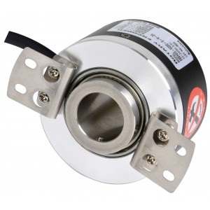 Encoder, Incremental, 32mm Hollow Shaft, 100 PPR, ABZ phase, NPN open collector output, 5 VDC