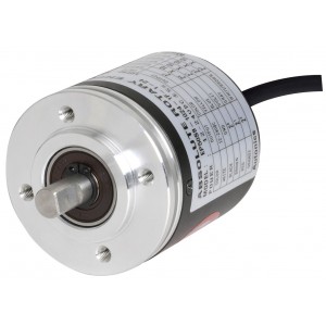 EP50S8-1024-3F-P-5, Encoder, Absolute, 8mm Shaft, 1024 division/Rev, Gray Code, PNP Output, CW Increase, 5 VDC