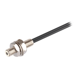 Cable, Fiber Optic, Diffuse Reflective, 3mm Threaded End, 1R, Min, 0.0125mm, 2m Length