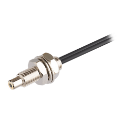 Cable, Fiber Optic, Diffuse Reflective, 4mm Threaded End, 1R, Min, 0.0125mm, 2m Length