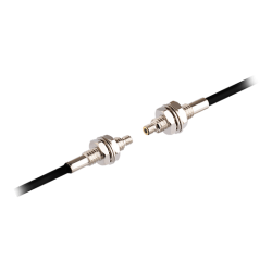 Cable, Fiber Optic, Flexible type, 1R, Through Beam, 4mm Threaded End,, 0.5mm, 2m Length