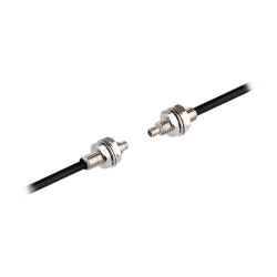 Cable, Fiber Optic, Through Beam, 4mm Threaded End, Using Temp. -40 - 150 C,  2m Length