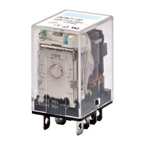 Electro Mechanical Relay, Cube type, 10A DPDT, 12VDC coil input, LED Indiator, (socket req'd)