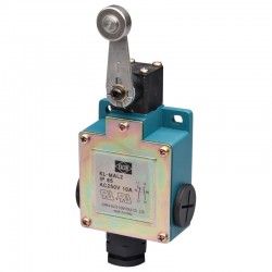 Limit Switch, 70x62x33mm aluminum die-cast body, 1 NO & 1 NC w/ snap action, IP65,, Roller lever actuator