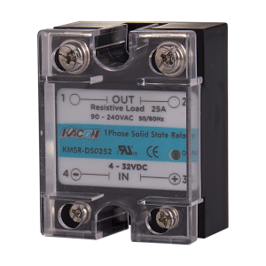 Solid state relay, Single phase, Input 4-32VDC, Load 90-240VAC, 25A, Zero cross