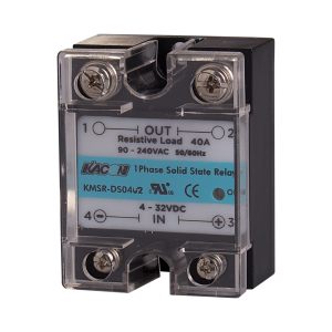 Solid state relay, Single phase, Input 90-264VAC, Load 90-240VAC, 40A, Zero cross