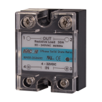 Solid state relay, Single phase, Input 4-32VDC, Load 90-240VAC, 50A, Zero cross