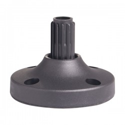 MENICS signal light accessory, Plastic surface mount 70mm base w/water proof gasket, Apply all pole types