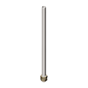 Tower Light Accessory, Pole, M20x1000mm with 2 x M20 Nuts & Washer