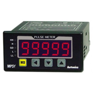 Meter, Pulse, LED W72xH36mm, 5-Digit, 13 operation modes, Indicator, PV RS85 Communication sub output, 100-240 VAC