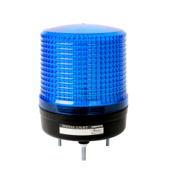 Beacon steady & flash light, 115mm blue lens, Stud mount, LED, 24V AC/DC