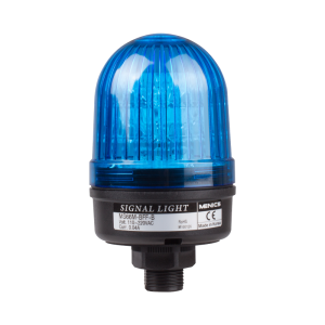 66mm beacon signal LED light, Direct mount, Steady/Flash/Buzzer, Blue color, 12-24V AC/DC