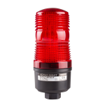 70mm LED Signal light, Direct Mount, Flashing & Buzzer, 110-220VAC, Red Lens