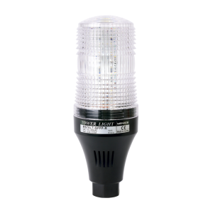70mm LED Signal light, Pole Mount, Flashing, 12-24VDC, Clear Lens