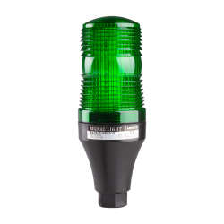 70mm LED Signal light, Pole Mount, Flashing & Buzzer, 12-24VDC, Green Lens