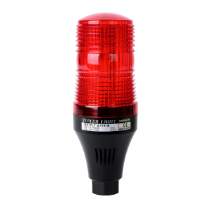 70mm LED Signal light, Pole Mount, Flashing, 12-24VDC, Red Lens