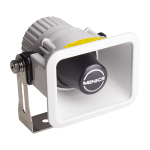 Audible signaling device, 105dB+/-5%, 3 sirens, Bracket mounting type, Prewired,  IP65, 100 - 240V AC, Ivory color