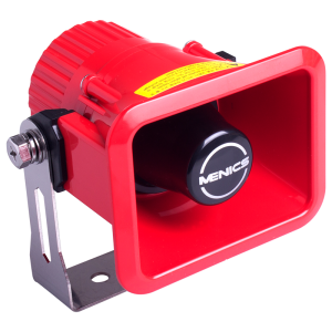 Audible signaling device, 105dB+/-5%, 3 sirens, Bracket mounting type, Prewired,  IP65, 100 - 240V AC, Red color