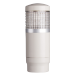 Tower Light, 45mm LED 1 Stack, Flash, 100-220VAC, Clear Lens