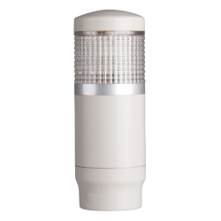 Tower Light, 45mm LED 1 Stack, Flash, 100-220VAC, Clear Lens