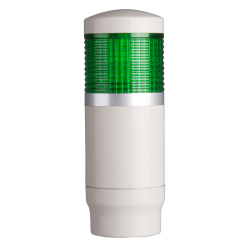 Tower Light, 45mm LED 1 Stack, Steady, 100-220VAC, Green Lens