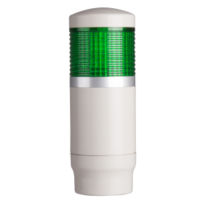 Tower Light, 45mm LED 1 Stack, Steady, 12VAC/VDC, Green Lens