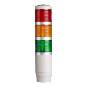 Tower Light, 45mm LED 3 Stack, Steady, 24VAC/VDC, Red, Yellow, Green  Lens