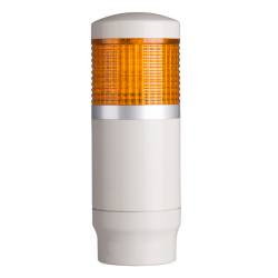 Tower Light, 45mm LED 1 Stack, Flash, 12VAC/VDC, Yellow Lens